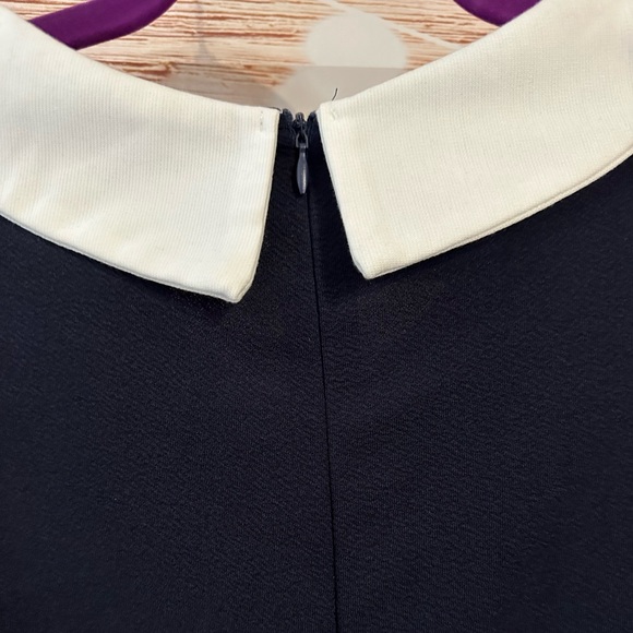 COPY - WERIDEDIRT Vintage Peter Pan Collar Fit & Flare A-Line Swing Dress Blue … - Picture 9 of 13